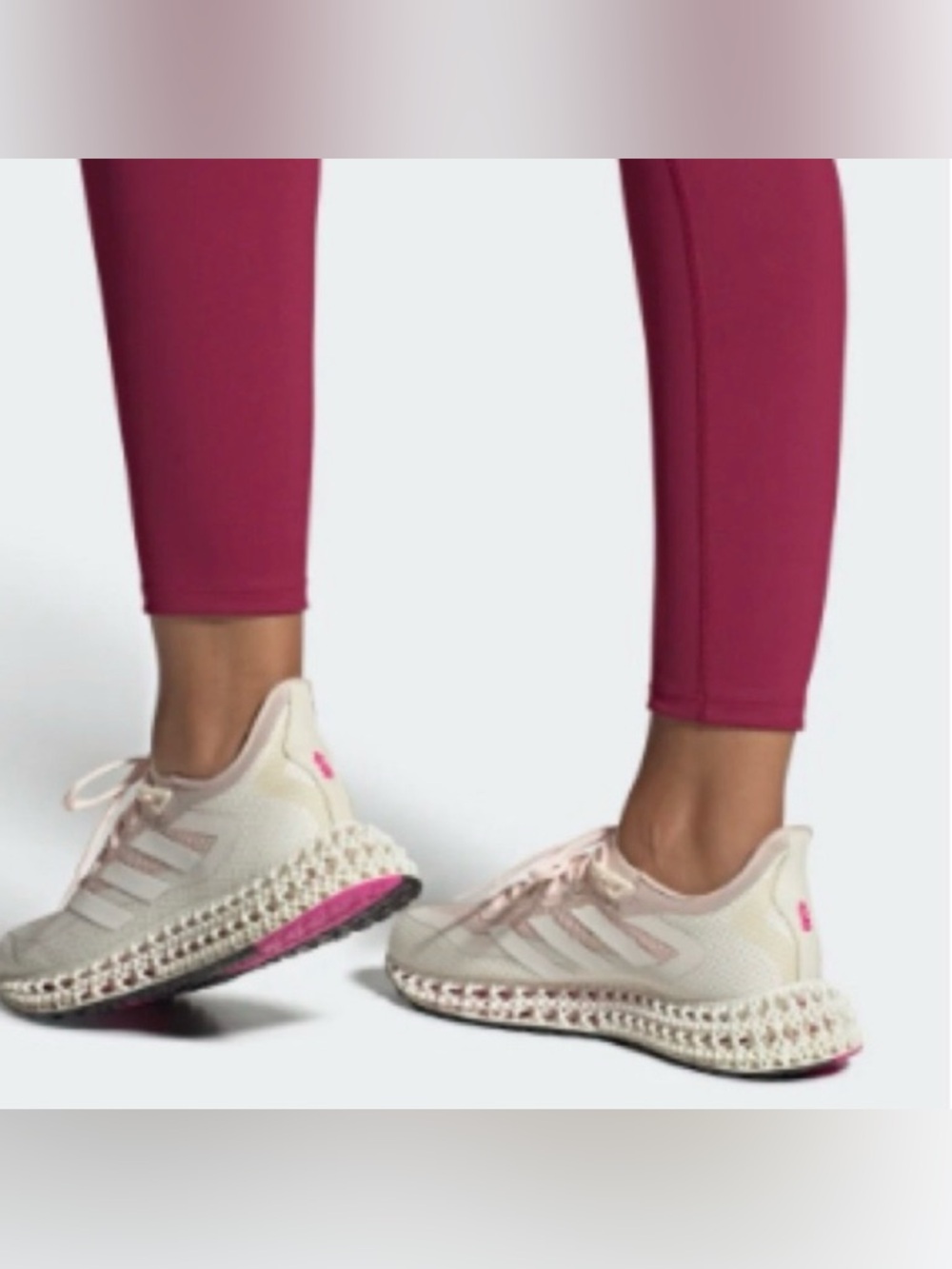 adidas Women's Cream 4DFWD 2 Running Shoe Sneakers
